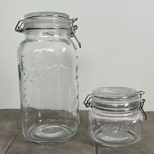 Set of 2 Mason Jars